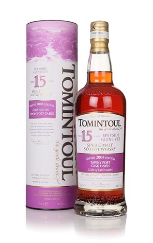 Tomintoul 15 Years Old TAWNY PORT CASKS Finish 2008 46% Vol. 0,7l in Geschenkbox von Tomintoul