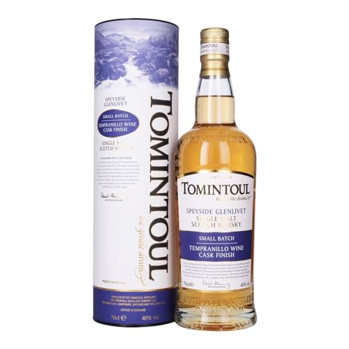 Tomintoul Small Batch Tempranillo Wine Cask Finish 40% Vol. 0,7l in Geschenkbox von Tomintoul