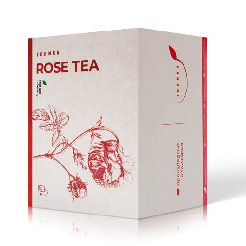 Tonika Tea - Rosentee | Bulgarische Rose Damascena | natürlicher Diuretiker Tee | koffeinfrei 25 Teebeutel von Tonika Tea