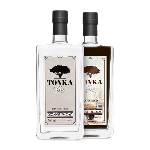 Tonka Gin | Klassik und Espresso Genießer-Bundle | Sonderaktion | Vegan | 2 x 500ML von Tonka Gin