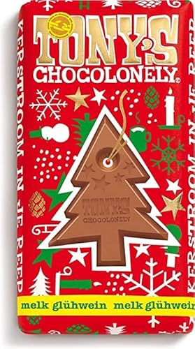 Tony's Chocolonely - Glühwein Schokolade Tannenbaum - 180g von Tony's Chocolonely