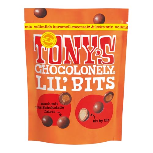 Tony’s Chocolonely Lil'Bits VollMILCH Karamell-Meersalz & Keks mix (0.12 kg) von Tony’s Chocolonely