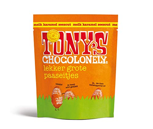 Tony's Chocolonely - Ostereier Vollmilchschokolade Karamell Meersalz - 24x 178g von Tony's Chocolonely