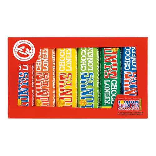 Tony's Chocolonely Rainbow Pack 6 Riegel, 288g von Tony’s Chocolonely