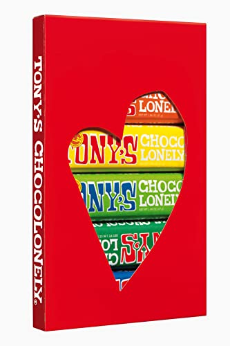 Tony's Chocolonely - Riegel-Rainbow-Pack Herz - 1 x 288 Gramm Schokolade - 6 verschiedene Sorten - Geschenk Liebe - Fairtrade Chocolate von Tony's Chocolonely