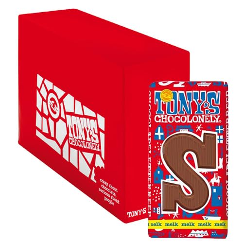 Tony's Chocolonely - Schokolade Buchstabenriegel Vollmilch ""S"" - 15x 180g von Tony's Chocolonely