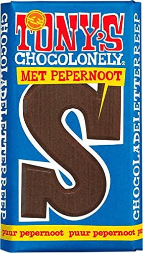 Tony's Chocolonely - Schokolade Buchstabenriegel Zartbitter Lebkuchen S - 180g von Tony's Chocolonely