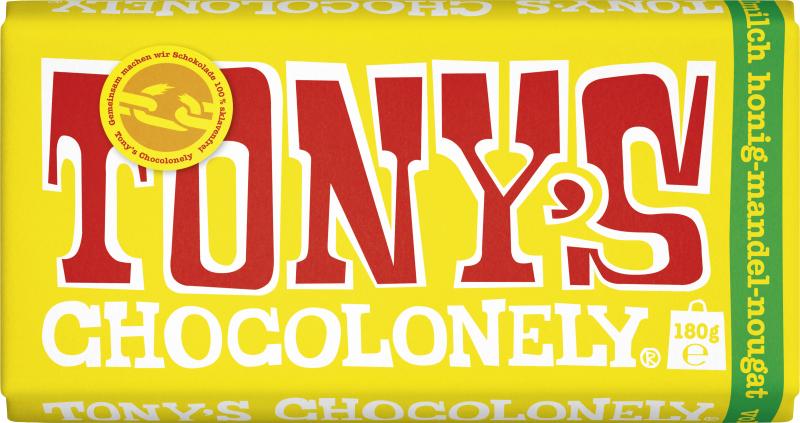 Tony's Chocolonely Vollmilch Weißer Nougat von Tony's Chocolonely