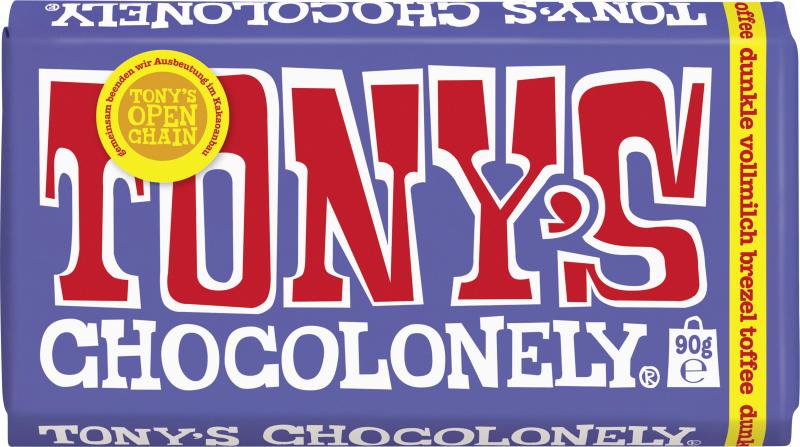 Tony's Chocolonely Vollmilchschokolade Brezel Toffee von Tony's Chocolonely