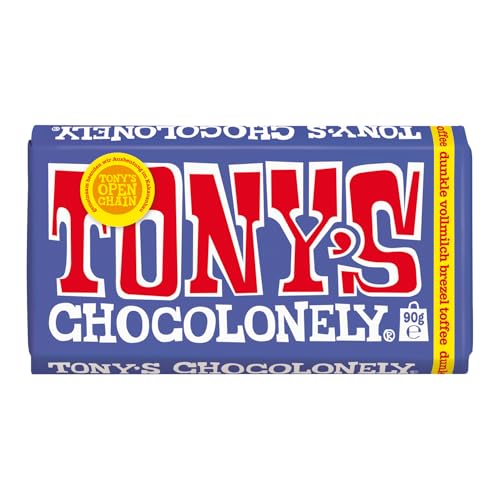 Tony's Chocolonely Vollmilchschokolade mit Brezel und Toffee - 90g von Tony's Chocolonely