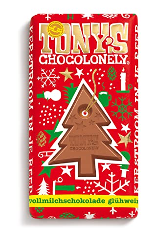 Tony's Chocolonely - Vollmilchschokolade mit Glühweingeschmack - Tafel Schokolade - 32% Kakao - 15 x 180 Gramm - Belgische Fairtrade Chocolate von Tony's Chocolonely