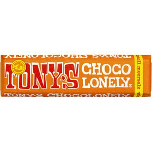 Tony's Chocolonely Vollmilchschokolade mit Karamel und Meersalz, 1 x 47g Schokoladeriegel von Tony's Chocolonely