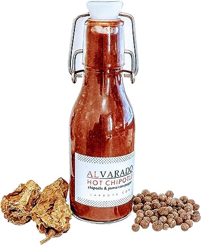 ALVARADO HEISSER CHIPOTLE UND JAMAIKANISCHER PFEFFER FÜR MICHELADA-Sauce 300 ml von Tooludic