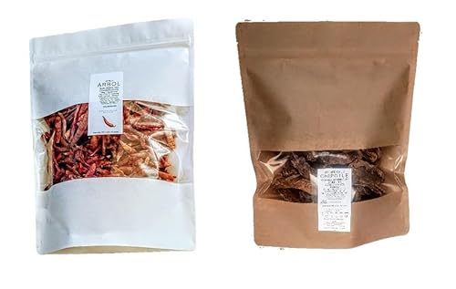 Chili Chipotle ganz 200g und Chili del Arbol ganz 200g von Tooludic