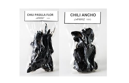 Chili Pasilla und Chili Ancho Flor 100g von Tooludic