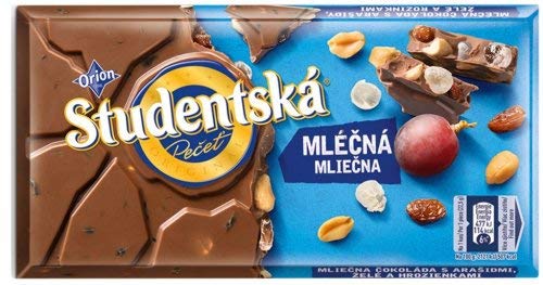 Czech Milk chocolate with peanuts, jelly. 170g von Tooludic