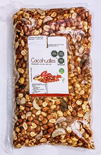 Gesalzene Erdnüsse mit gebratenem Knoblauch Golden Crisp un frittierte Baum-Chili aus Oaxaca. 1 kg. von Tooludic