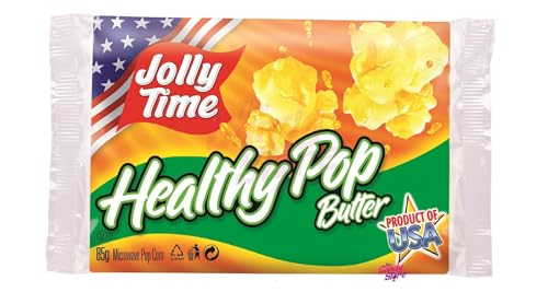Jolly Time Healthy Pop Butter 85 g – Karton mit 18 Stück von Tooludic