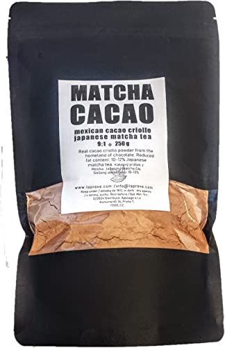 Matcha Cacao - mexikanisches Kakaocriollo mit japanischem Matcha, 250g von Tooludic