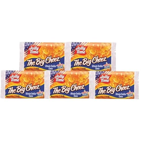 Salty Popcorn Jolly Time with extra cheese The Big Cheez 100 g pack of 5 JOLLY TIME von Tooludic