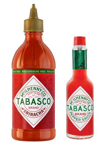 Tabasco Sriracha 300ml and Tabasco Red Pepper 57ml von Tooludic