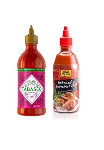 Tabasco Sweet & Spicy 256 ml & Thai Asian Hot Sri Racha 430 ml von Tooludic