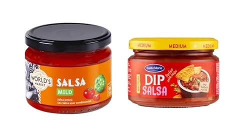 World's Market Salsa milde Sauce 300 g und Antica Cantina Dip Guacamole 290 g von Tooludic