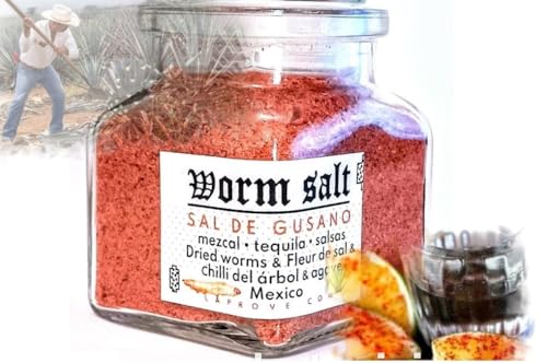 Wurmsalz Sal de Gusano traditionelles Würzmittel für Tequila, Cocktails und Salsa 100g von Tooludic