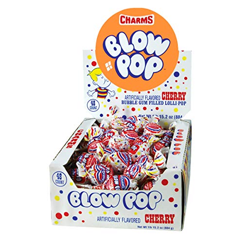 Charms Cherry Schlag Pops (48 Count) von Tootsie Roll