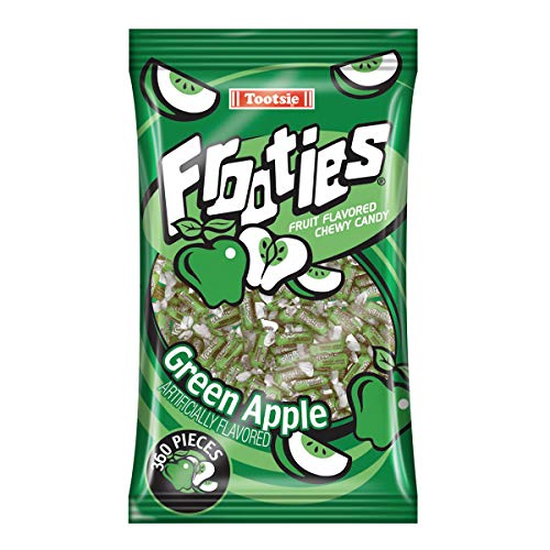 Green Apple Tootsie Roll Frooties Chewy Candy - 38.8 OZ 360-piece Bag (Gluten Free ~ Peanut Free) von Tootsie Roll