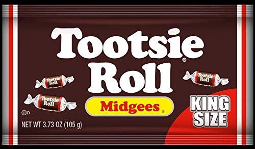 Tootsie Roll Midgees King Size 100 ml Beutel – 12 Beutel von Tootsie Roll