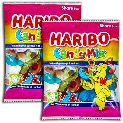 2 er Harib Fruchtgummi Mischung XL CANDY MIX 2 x 400 g Bunte Tüte von TopDeal