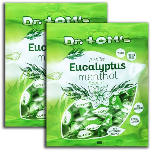 2 er Pack Dr. Tom's Eucalyptus Menthol 2 x 150g Hustenbonbons von TopDeal