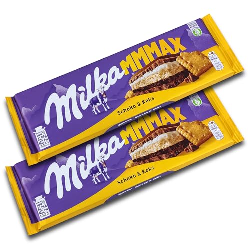 2 er Pack Milka Mmmax Schoko & Keks2 x 300g XXL Schokolade von TopDeal