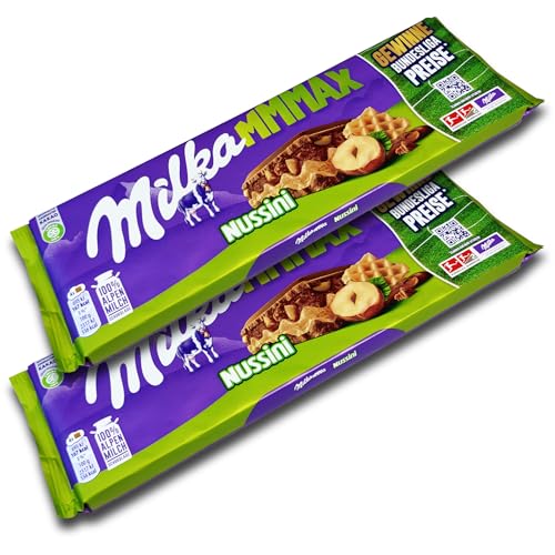 2 er Pack Milka XL Tafeln Mmmax Nussini 2 x 270g von TopDeal