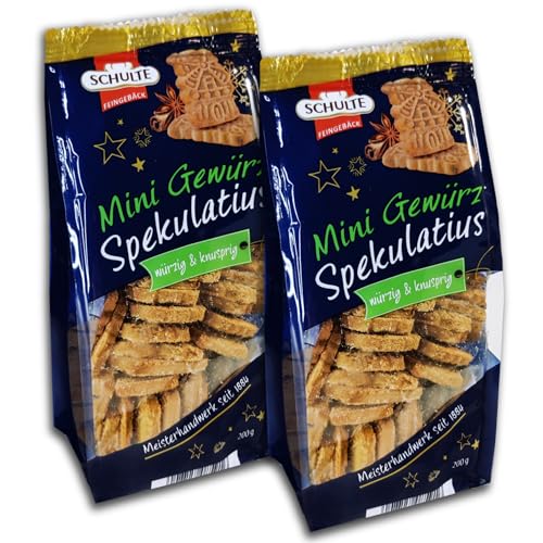 2 er Pack Schulte Mini Gewürz Spekulatius 2x 200g von TopDeal