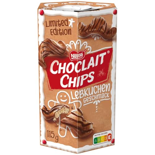 2 er Set Choclait Chips Winter Dream Lebkuchen Geschmack 2 x 115g von TopDeal