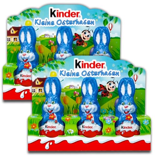 2 er Set Kinderschokolade Osterhäschen Osterhasen 6 x 15 g von TopDeal