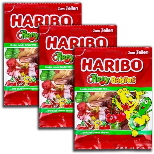 TOPDeal 3 er Pack Haribo Cherry Babies 3 x 175 g von TopDeal
