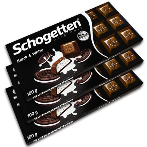 3 er Pack Schogetten Black & White 3 x 100g von TopDeal