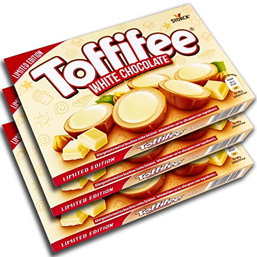 3er Set Toffifee White Chocolate weiße Schokolade 3 x 125 g von FOXCUP