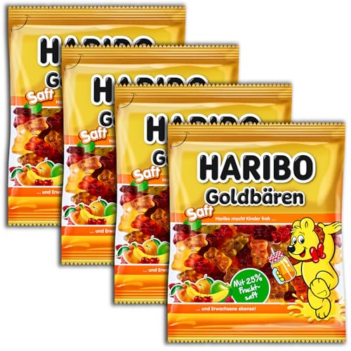 4 er Pack Haribo Saft Goldbären 4 x 160g von TopDeal