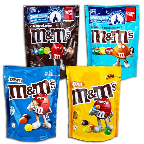 4 teiliges Erdnuss/Nuss Mischung Set M&Ms 2x 250g 1x213g 1x176g von TopDeal