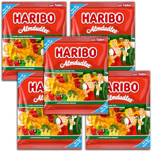 5 er Pack Almdudler Fruchtgummi -Weingummi 5 x 160 g von TopDeal