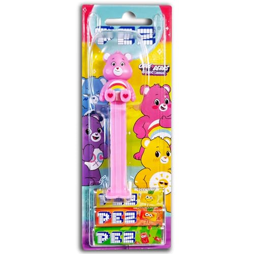 PEZ Spender Care Bears Glücksbärchi -rosa inkl. 2 x Pez Bonbons 2 x 8,5 g von TopDeal