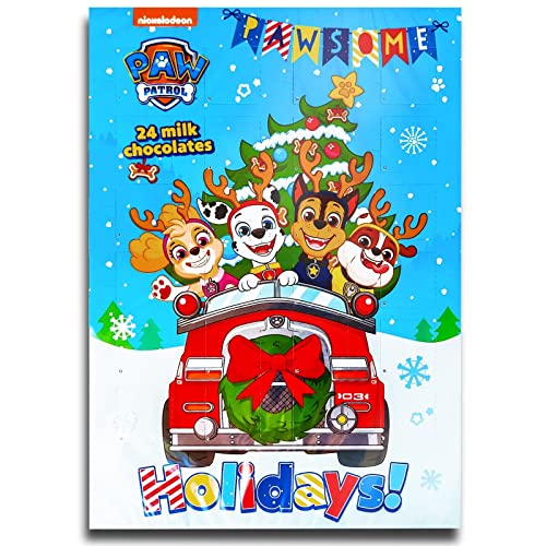 Paw Patrol PAWSOME - Adventskalender mit Schokolade, Schoko Weihnachts Kalender von TopDeal