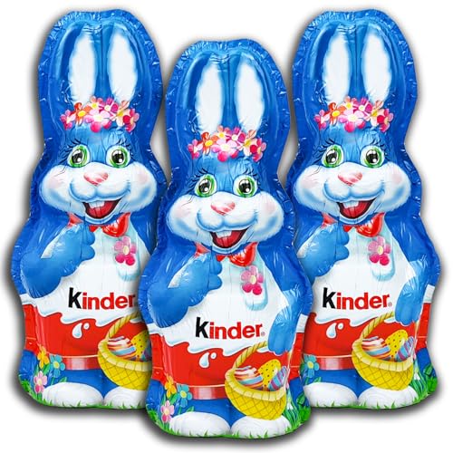 TOPDeal 3 Pack kinder Schokolade Osterhasen Hase Osterhase 3 x 55 g von TopDeal