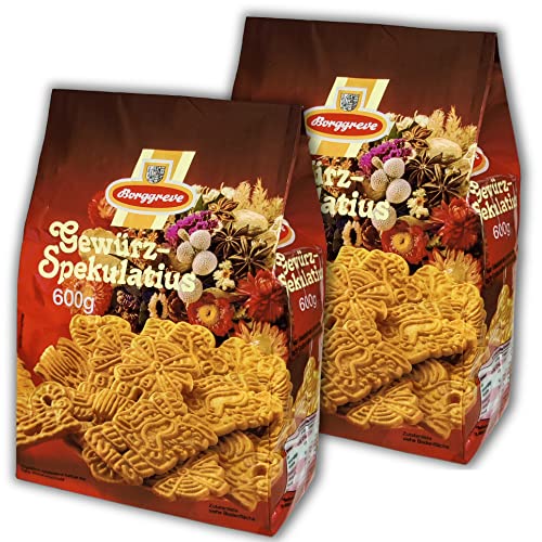 TOPDeal Borggreve Gewürzspekulatius 2 x 600 g Spekulatius Kekse Gebäck Weihnachtsgebäck von TopDeal