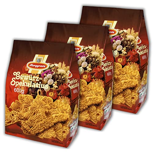 TOPDeal Borggreve Gewürzspekulatius 3 x 600 g Spekulatius Kekse Gebäck Weihnachtsgebäck von TopDeal