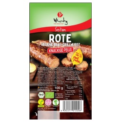 Rote Seitan-Bratwurst Wheaty von Topas